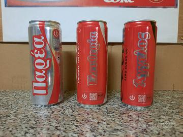Lattine Coca-cola Grecia 