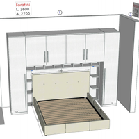Armadio a ponte + settimino + letto -40%, trattab.