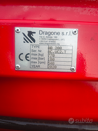 Trincia con tramoggia AB 200 Dragone