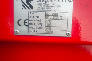 Trincia con tramoggia AB 200 Dragone