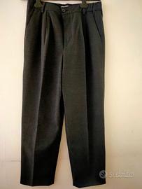 Pantaloni Principe di Galles con pince