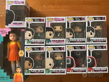 Funko Pop Squind Game collezione cokpelta+bambola