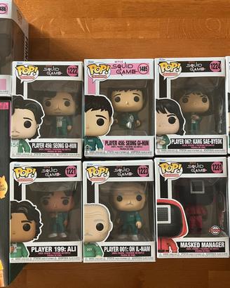 Funko Pop Squind Game collezione cokpelta+bambola