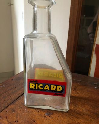 Antica bottiglia pubblicitaria RICARD Anisette-"