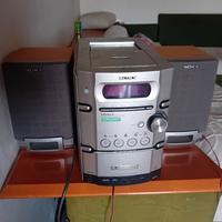 Stereo hi-fi system Sony 6cd e cassette