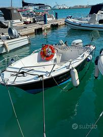 Barca open 5,40 con carrello omologato