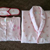 Set Notte 3 Pezzi Cotone leggermente Felpato