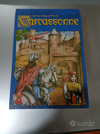 Gioco Carcassonne 1a ed con espansione fiumi nuovo