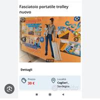 fasciatoio trolley portatile casa nuovo 