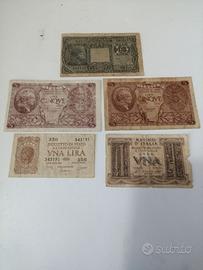Vintage collezione carta moneta banconote