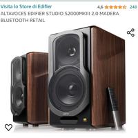 EDIFIER Studio S2000MKIII 2.0 MADERA  altoparlanti