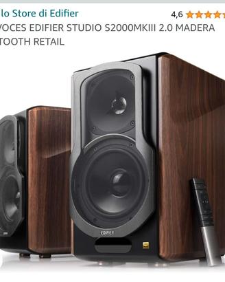EDIFIER Studio S2000MKIII 2.0 MADERA  altoparlanti