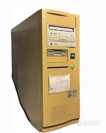 Computer fisso + Monitor CRT Vintage