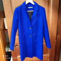 cappotto donna blu