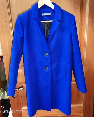cappotto donna blu