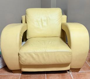 Poltrona in VERA PELLE - BEN TENUTA