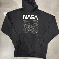 Felpa NASA nera