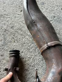 Scarico  espansione motocross sizuki rm 125