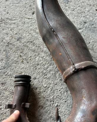 Scarico  espansione motocross sizuki rm 125