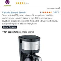 macchina caffè americano Severin
