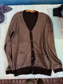 Cardigan Uomo DOOA Grigio e Nero - Taglia M