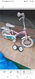 bici bimba  con rotelle 