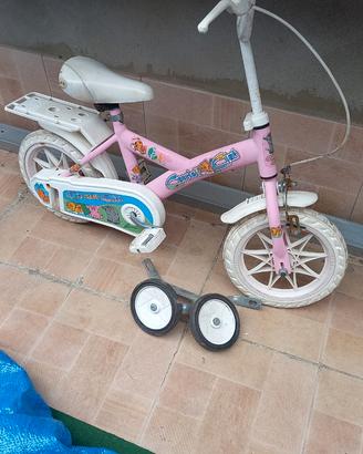 bici bimba  con rotelle 