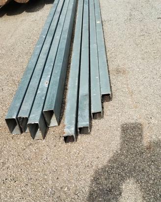 Barre ferro 40x40 da 3 mm e lunghe 4.60/4.70
