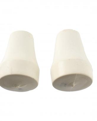 Coppia gommini cavalletto Vespa PK e PX bianchi