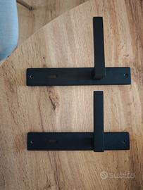 Maniglie per porta interna, colore nero opaco