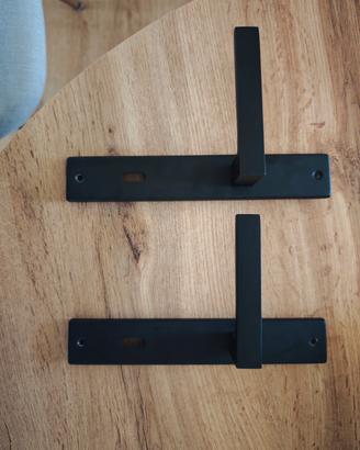 Maniglie per porta interna, colore nero opaco