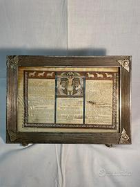 Carta Gloria con Cornice