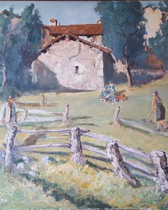 Dipinto CARLO RICCI sogg. PROMIOD VALTOURNENCHE