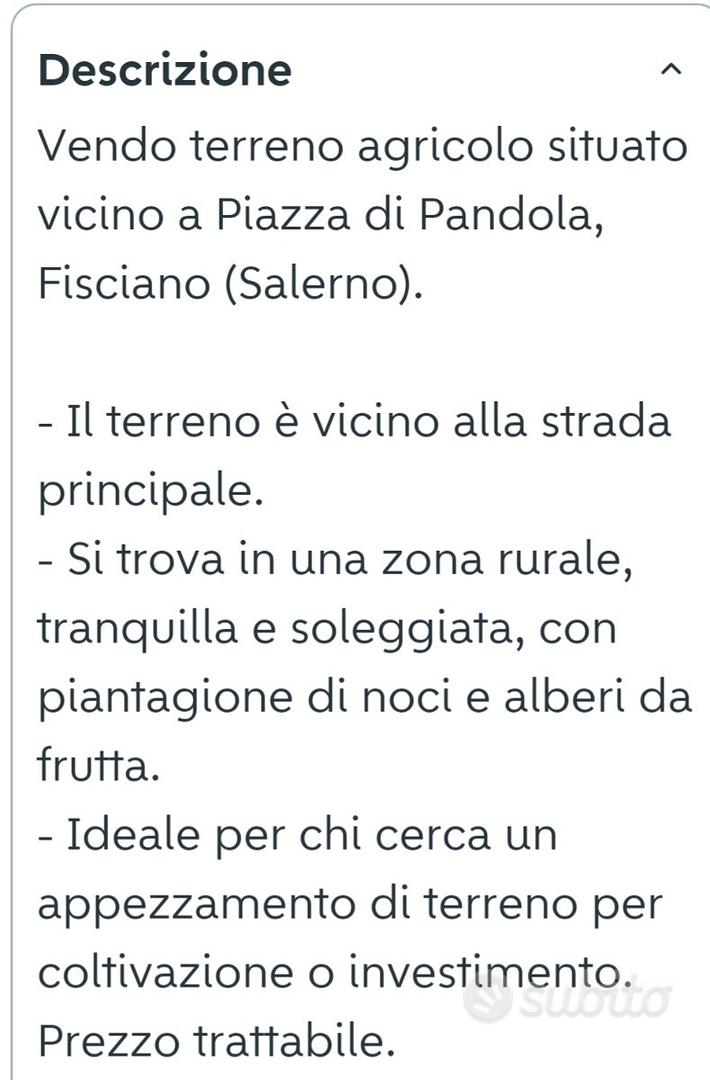Terreno agricolo - Altro