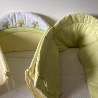 Lettino,Aerosleep,2 materassi,paracolpi e cuscino