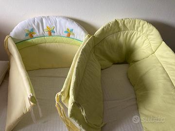 Lettino,Aerosleep,2 materassi,paracolpi e cuscino