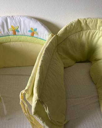 Lettino,Aerosleep,2 materassi,paracolpi e cuscino