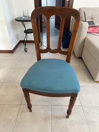Sedie legno massello x4