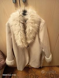 cappotto in ecopelliccia