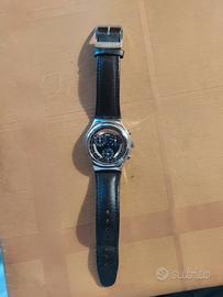 Swatch Irony Chrono - acciaio e pelle 