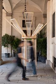 Installazione artistica in legno-Milan Design Week
