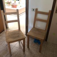 Due sedie IVAR Ikea