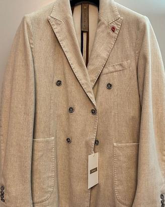 Giacca Beige doppio petto Bernese Milano