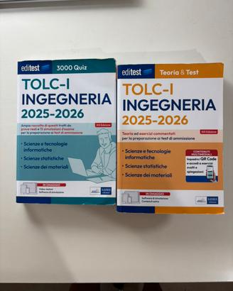 libri preparazione TOLC ingegneria