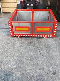 cassone cesta zaino per trattore 