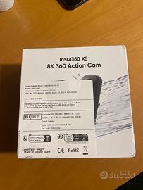 Insta360 x5 nuova sigillata