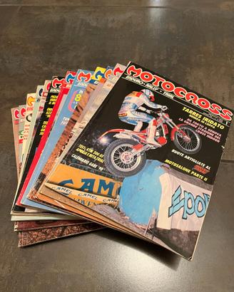 Motocross rivista annata 1990 completa + autografo