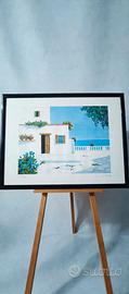 STUPENDO QUADRO SERIGRAFIA 