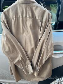 Camicia da uomo color sabbia