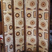 Separè/paravento legno stoffa